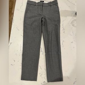 J. Crew grey ankle trousers. 365 Cameron size 4